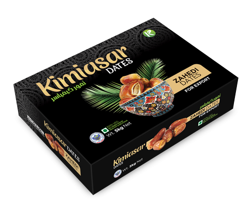 Kimiasar ZAHEDI Dates Black 5kg Packaging
